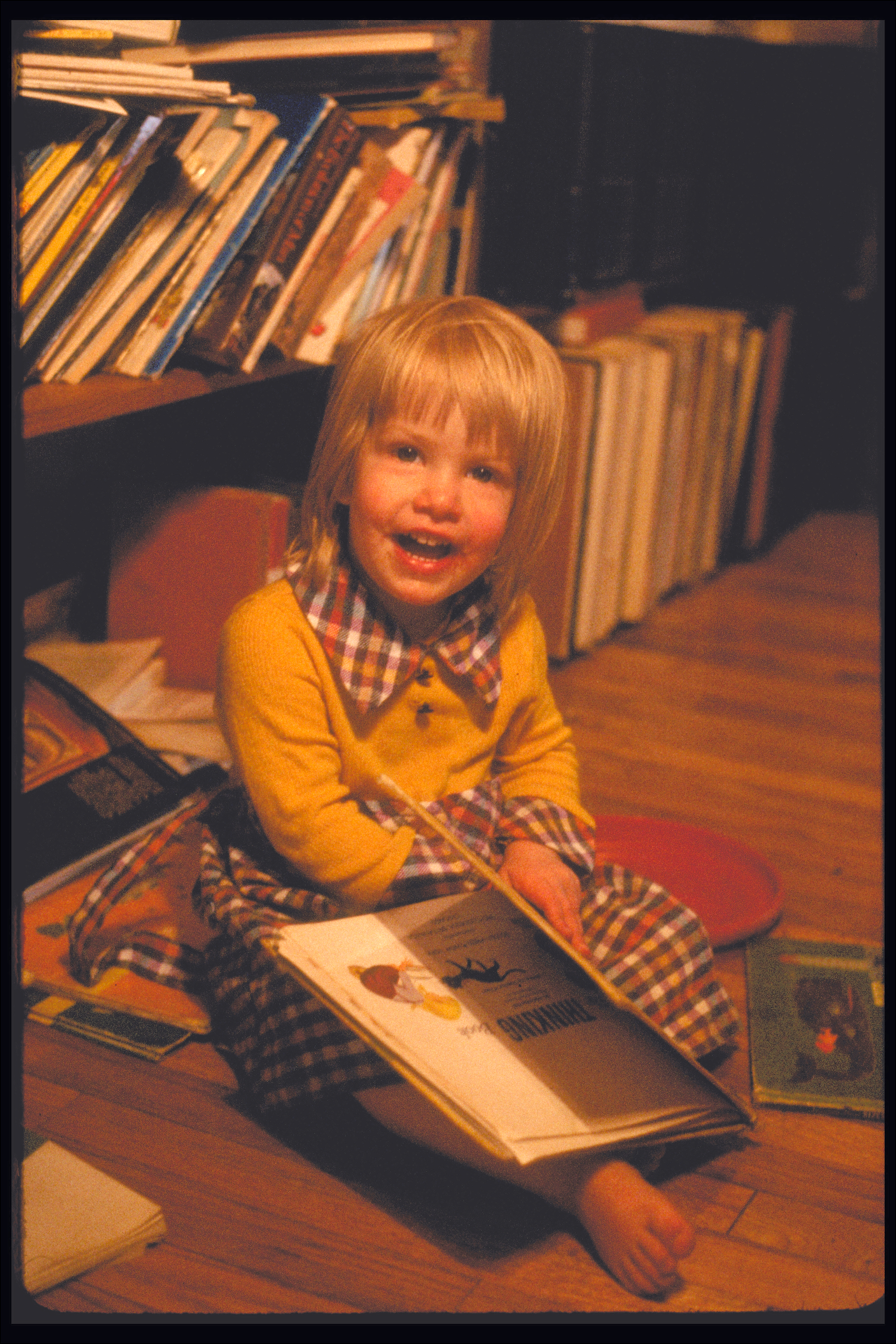 Peggy In Her Library, 1981