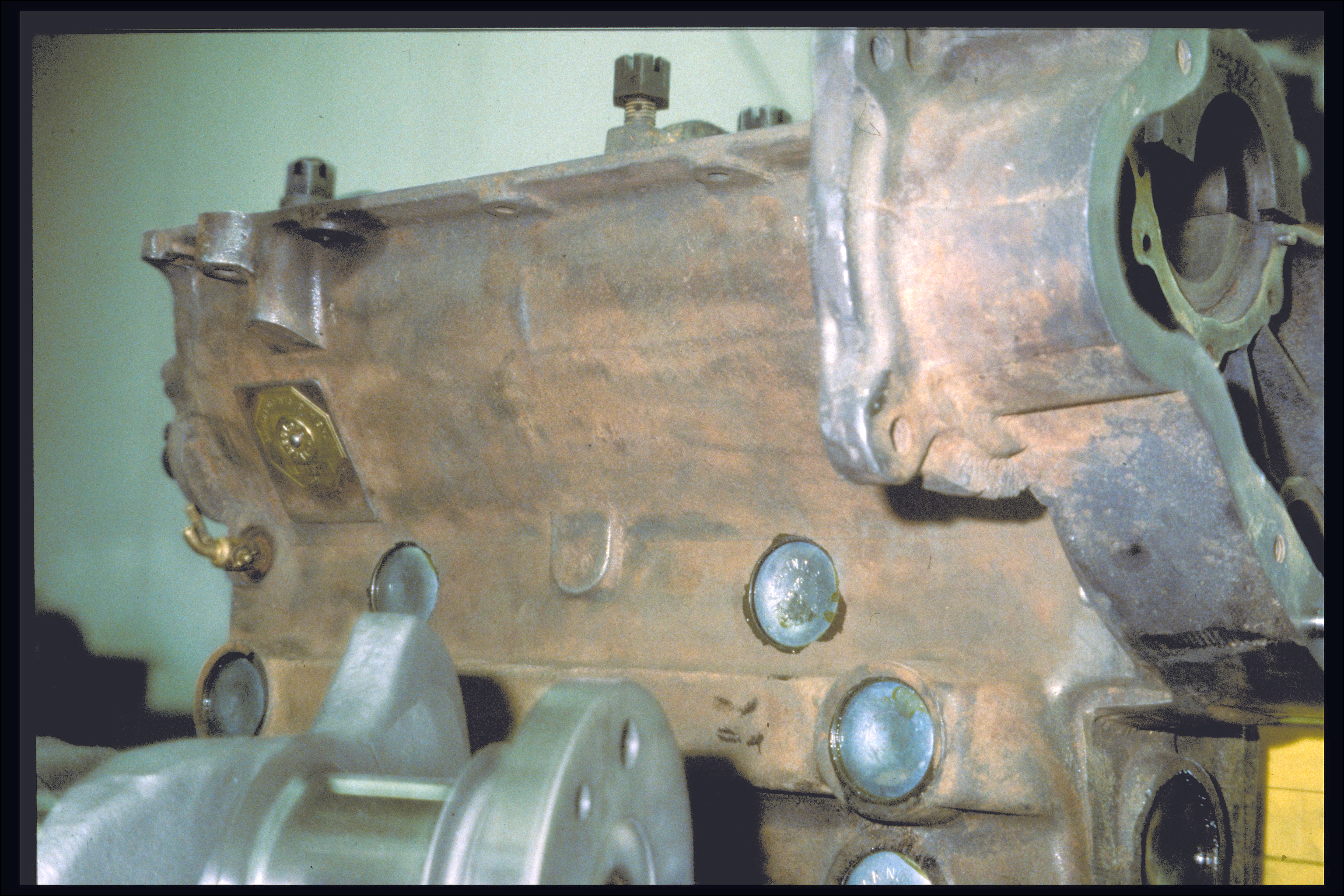 Inverted engine block, right side