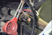 Oil pressure gauge and ignition circuit for test